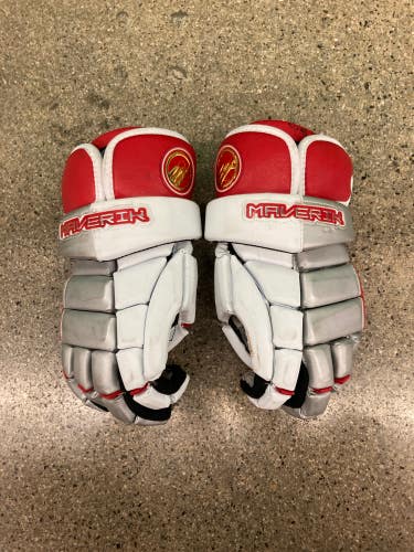 Used Maverik Dynasty Lacrosse Gloves 13"