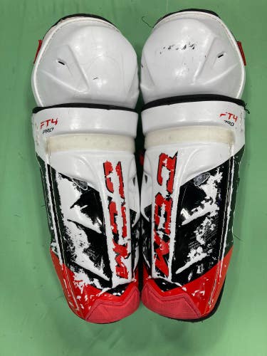 Used Junior CCM Jetspeed FT4 pro Shin Pads 13"