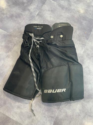 Black Used Junior Small Bauer Nexus 8000 Hockey Pants