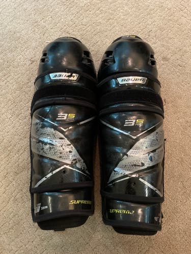 Used Intermediate Bauer 13"  Supreme 3S Pro Shin Pads