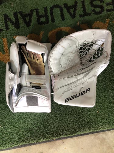 Goalie x5pro glove and blocker