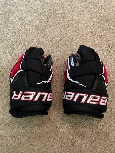 Used  Bauer 13"  Supreme Ultrasonic Gloves