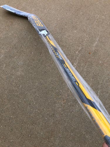 New Senior Bauer Mach Goalie Stick Regular 25" Paddle Pro Stock