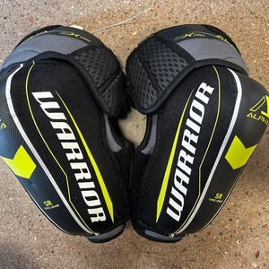 Used Senior Large Warrior Alpha QX Pro Elbow Pads