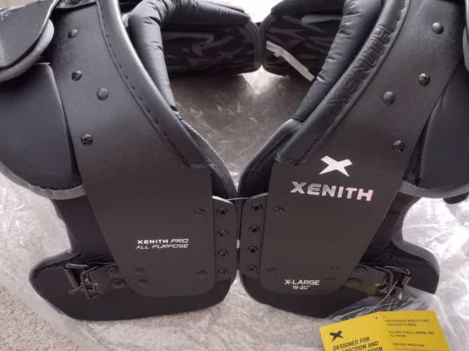 New Extra Large XL Xenith Pro All Purpose Adult Shoulder Pads FREE SHIPPING