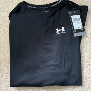 Black New XL Boys Under Armour Compression