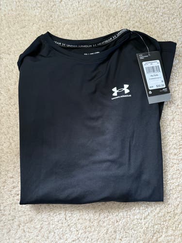 Black New XL Boys Under Armour Compression