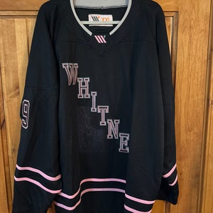 Pink Whitney Black Hockey Jersey XXL #9
