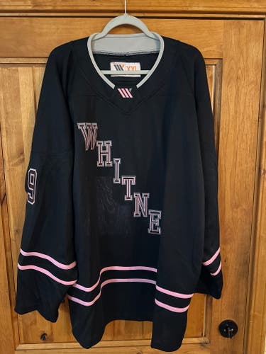 Pink Whitney Black Hockey Jersey XXL #9