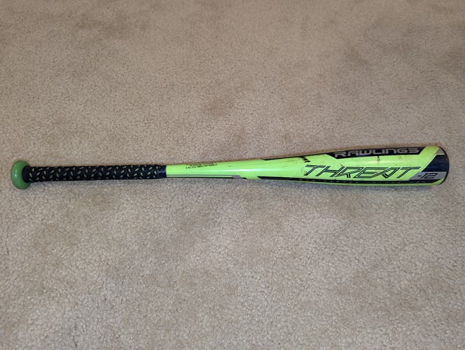 Used Rawlings Threat USABat Certified Bat (-12) Composite 15 oz 27"