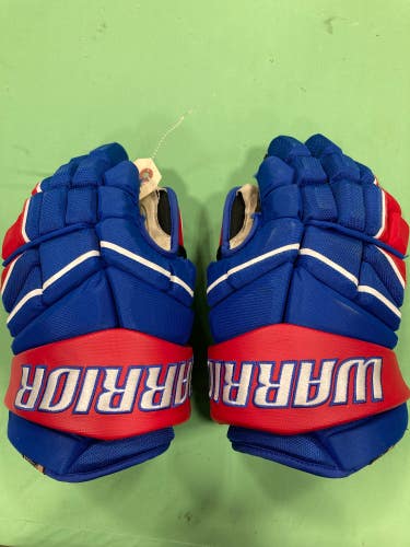 Blue Used Senior Warrior Alpha LX 20 Gloves 14"