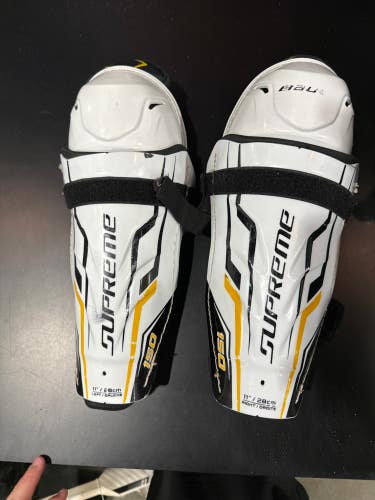 Used Junior Bauer Supreme S150 Shin Pads 11"