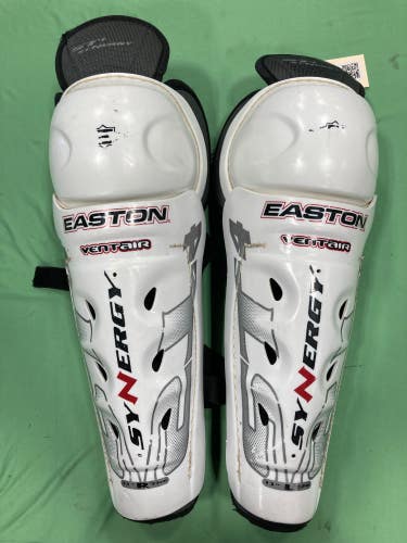 Used Senior Easton Synergy Vent Air Shin Pads 13"