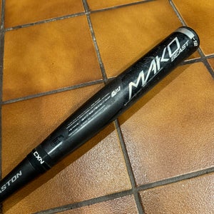 Used 2017 Easton Mako Beast Bat USSSA Certified (-12) Composite 18 oz 30"