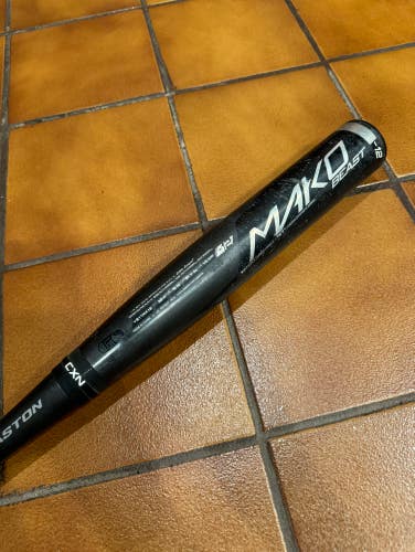 Used 2017 Easton Mako Beast Bat USSSA Certified (-12) Composite 18 oz 30"