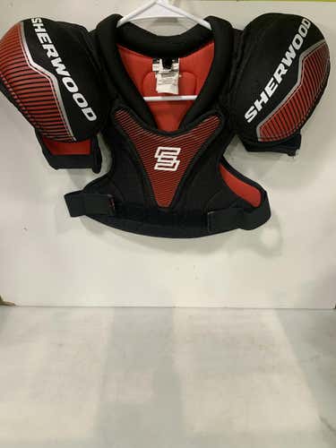 Used Sher-wood Code Lg Hockey Shoulder Pads