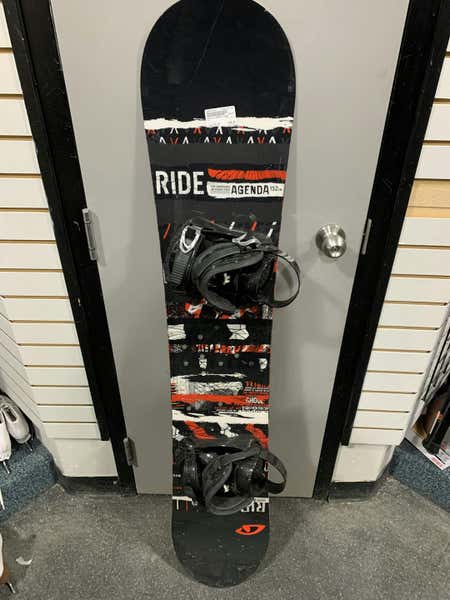 Used Ride Agenda 152 Cm Men's Snowboard Combo | SidelineSwap | Buy