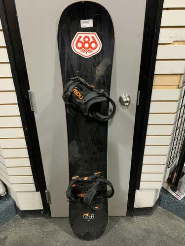 Used Forum 989 152 Cm Men's Snowboard Combo