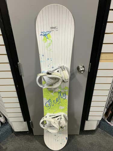 Used Firefly Eccentric 152 Cm Women's Snowboard Combo