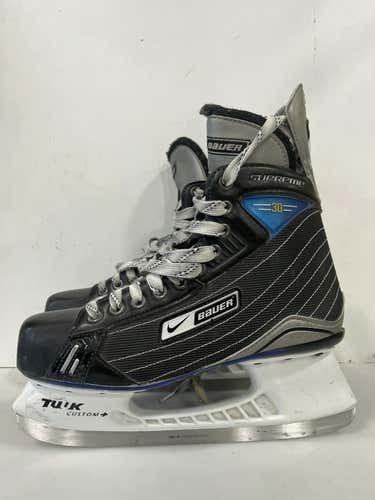 Used Bauer Sup 30 Senior 8 Ice Hockey Skates