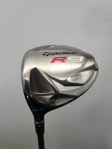 LEFTY 2009 TAYLORMADE R9 TP DRIVER 10.5* STIFF ALDILA REAX 60 GOOD