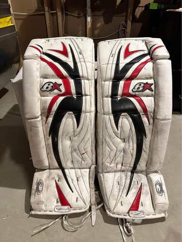 Used 34" Brian's Zero G Goalie Leg Pads