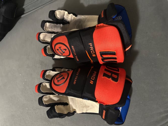 Used  Warrior 13"  Pro Series II Gloves