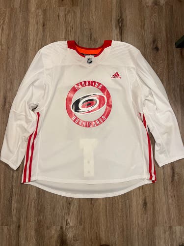 Pro Stock Adidas Hurricanes Practice Jersey Size 56