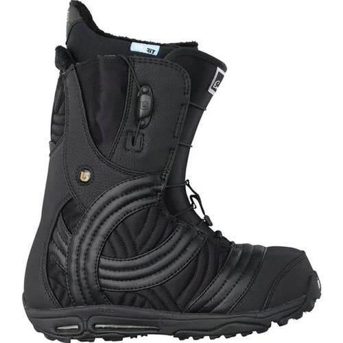 NEW Burton Emerald Womens Snowboard Boots! Black Woven Design  Size 5 Euro 35