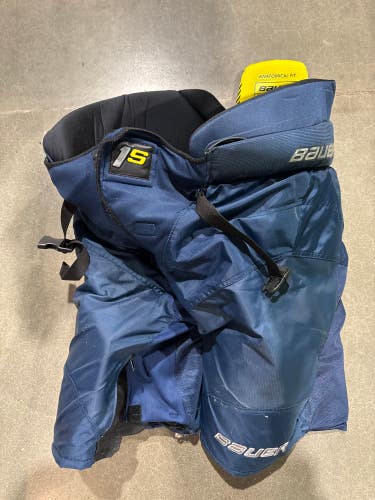 Blue Used Senior XL Bauer Supreme 1S Hockey Pants