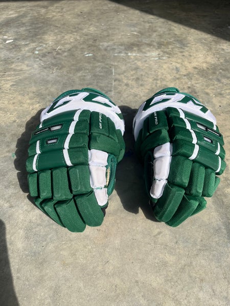 Forest green CCM size 12 Hockey Gloves