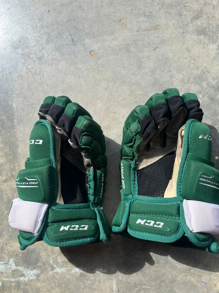 Forest green CCM size 12 Hockey Gloves