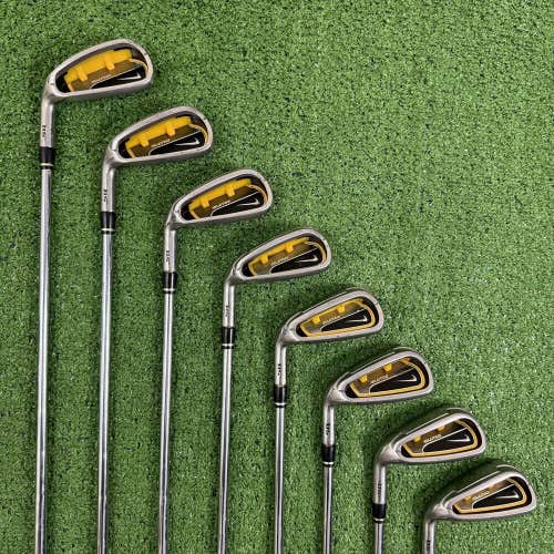 READ Nike SQ Golf Iron Set Sumo Left Handed 4-PW AW Superlite Regular Flex