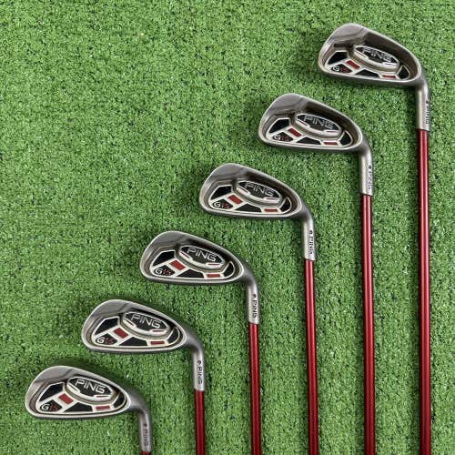 Ping G20 Black Dot Iron Set 6-PW UW Soft Regular Senior SR Flex TFC 149