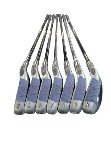 Used Callaway X18 4i-sw Regular Flex Graphite Shaft Iron Sets