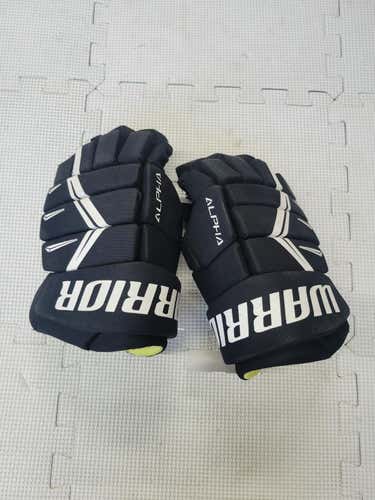 Used Warrior Alpha Dx5 10" Hockey Gloves