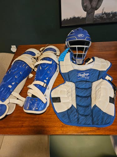 Used Rawlings Velo 2.0 Catcher's Set