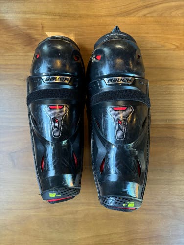 Bauer Vapor 3x Shin Pads: Intermediate 13 Inch