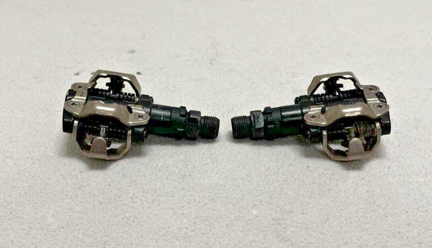 Shimano PD-M520 SPD Clipless Cycling Bike Pedals Black EXCELLENT Fast Shipping