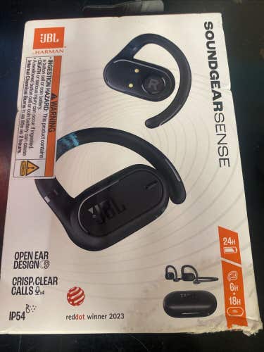 JBL Soundgear Sense Hybrid Open-Ear Headphones with Detachable Neckband