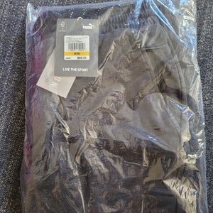 Gray and Black Medium Puma Golf Shorts