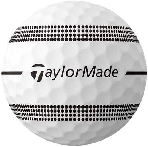 Taylor Made TP5x Stripe Golf Balls (White/Black, 3pk) 1 Sleeve 2024 NEW