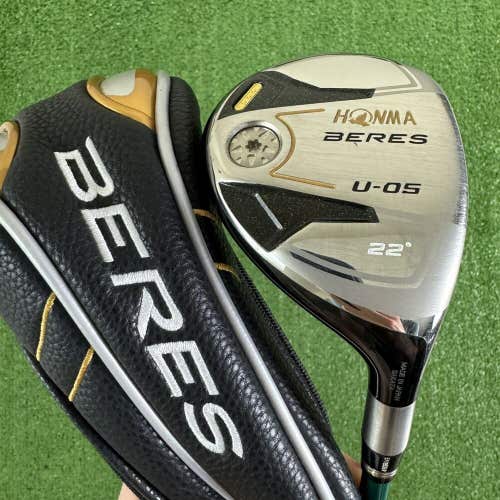 Honma Beres U-03 3 Star 22° 4H Hybrid ARMRQ 44g Regular Flex RH 40.25”