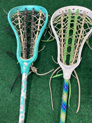 Used Brine Women's Lacrosse Stick Bundle (Epic II, MYNX2)