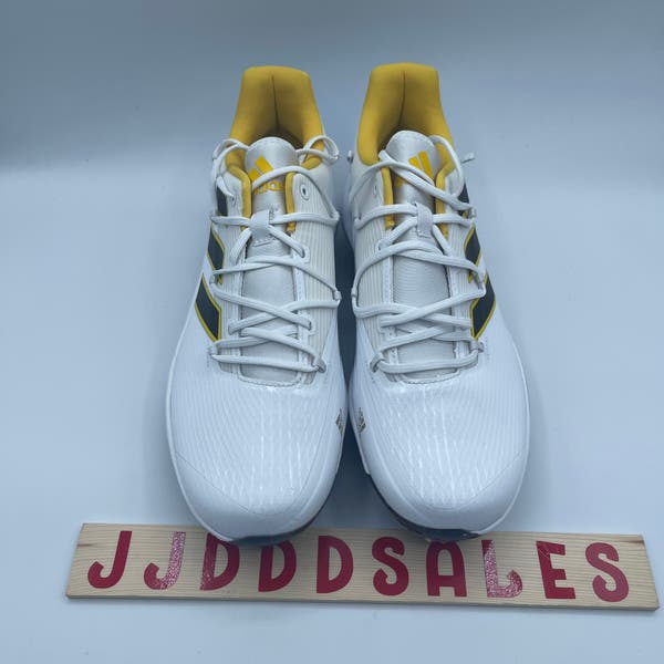 adidas gazelle silver green womens adidas adizero TJ/PV - core black/beam yellow/solar green main image 0