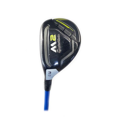 LH TaylorMade 2017 M2 19* 3 Hybrid/Rescue Graphite Accra Fx 100H M4 Stiff Flex