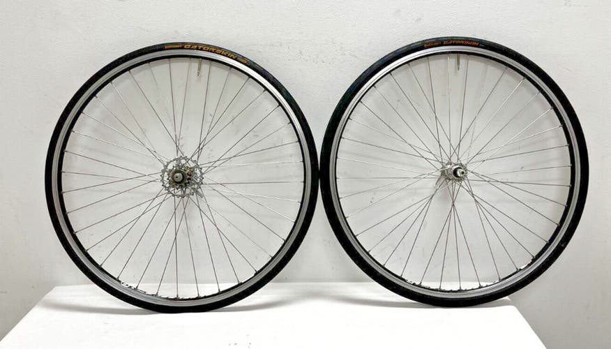 Bontrager Camino 36-Spoke Aluminum 622x18/700C Wheels Shimano LX T660 Hubs Tires