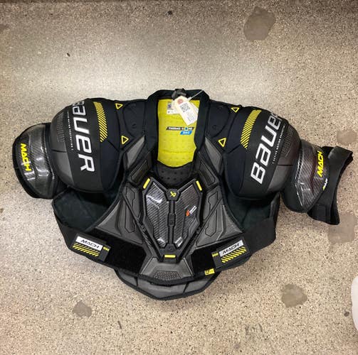 Used Large Senior Bauer Supreme Mach Shoulder Pads