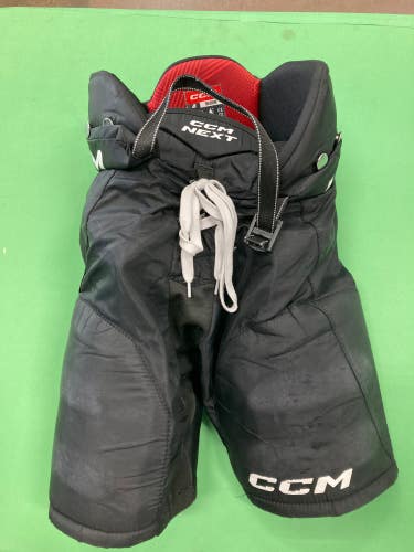 Black Used Junior Medium CCM Next Hockey Pants