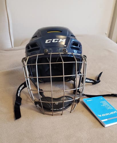 Used Small CCM Tacks 310 Helmet Pro Stock